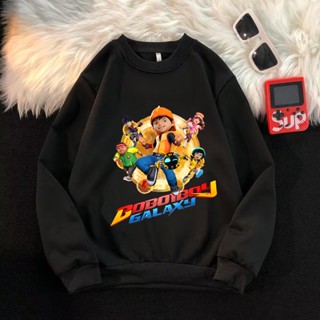 เสื้อกันหนาว มีฮู้ด พิมพ์ลายการ์ตูน Boboiboy แนวสตรีท เหมาะกับของขวัญวันเกิด คริสต์มาส แฟชั่นสําหรับเด็ก