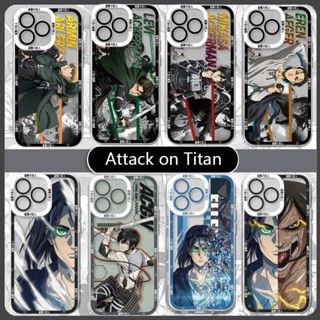 เคสโทรศัพท์มือถือ ซิลิกาเจล TPU นิ่ม แบบใส กันกระแทก ลายการ์ตูนอนิเมะ VIP Attack On Titan สําหรับ infinix smart 4 5 6 7 Plus Note 30 PRO