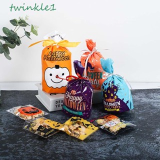 Twinkle1 ถุงขนมขบเคี้ยว ขนมขบเคี้ยว รูปผี ทนทาน สําหรับตกแต่งปาร์ตี้ฮาโลวีน