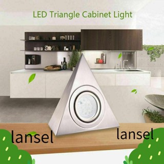 Lansel โคมไฟ Led ทรงสามเหลี่ยม สําหรับติดใต้ตู้เสื้อผ้า