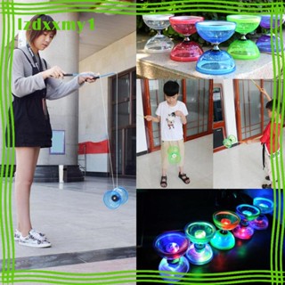 [ ลูกปืนสามตัว Diabolo LED ของเล่นจีน, เกมจูกกิ้งไดอะโบลอส ของเล่น, เกมปาร์ตี้