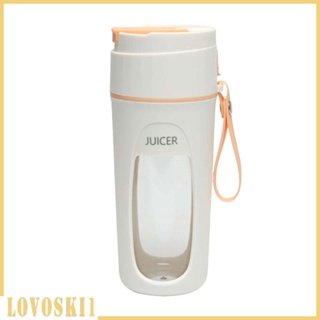 [Lovoski1] เครื่องปั่นน้ําผลไม้ไฟฟ้า ขนาดเล็ก 340 มล. 3000mAh ชาร์จได้ สําหรับบ้าน