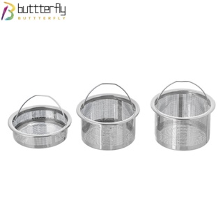 Buttterfly ที่กรองอ่างล้างจาน ห้องน้ํา ฝักบัว อัพเกรด สเตนเลส ที่ระบายน้ํา ฝาครอบ อ่างล้างจาน ปลั๊ก อาหาร ผม จุก