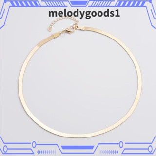 Melodygoods1 โช้กเกอร์โซ่งู สีทอง / เงิน จี้เครื่องประดับ โซ่เชื่อมโยง