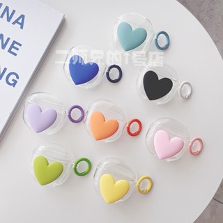 【พร้อมส่ง】เคสซิลิโคนใส ลายการ์ตูนหัวใจน่ารัก พร้อมพวงกุญแจ สําหรับ Edifier X2S W220T W320TN 300NB GM3 X3