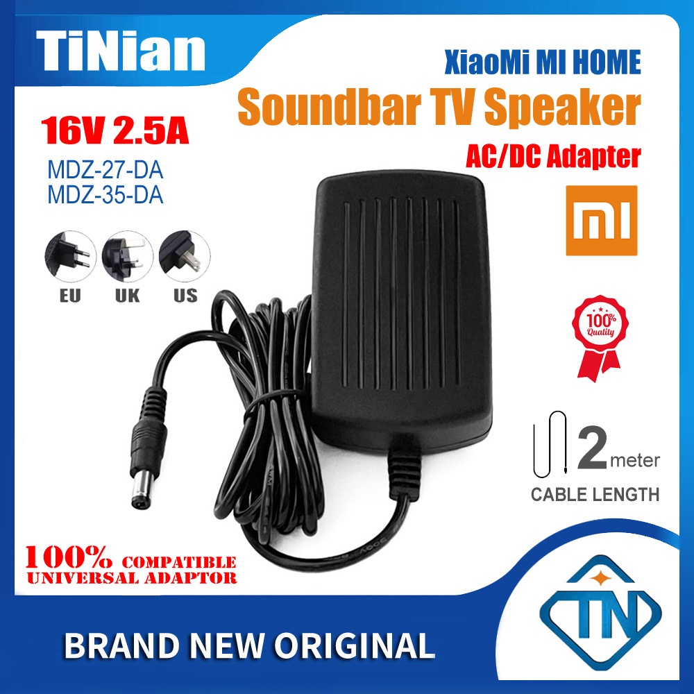 อะแดปเตอร์พาวเวอร์ซัพพลายลําโพงบลูทูธ 15V 2A 16V 2.5A AC DC แบบเปลี่ยน สําหรับ XIAOMI MIUI MDZ-27-DA
