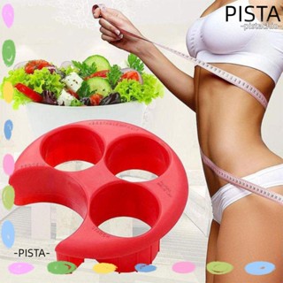 Pista เครื่องควบคุมอาหาร แบบพกพา สีแดง สําหรับรับประทานอาหารเย็น