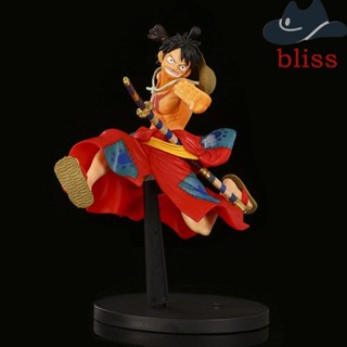 Bliss โมเดลตุ๊กตาฟิกเกอร์ Luffy ขนาดเล็ก 20.5 ซม. สําหรับเก็บสะสม