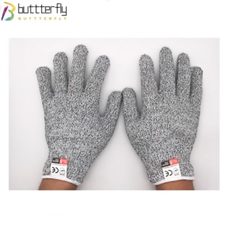 Buttterfly ถุงมือหอยนางรม อเนกประสงค์ นิ่ม ป้องกันการตัด พอดีมือ ปลอดภัย ทํางานรวบรวม ไร้รอยต่อ ถุงมือป้องกัน ยืดหยุ่น ครัว