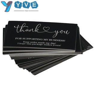 Yve ฉลาก Thank You For Your Order ขนาดเล็ก 2.1x3.5 นิ้ว สําหรับธุรกิจ