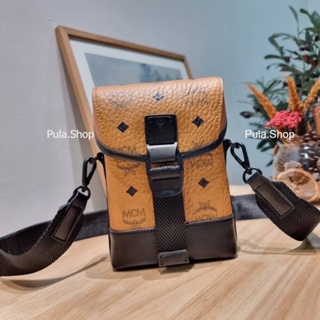 กระเป๋าสะพายใบเล็กเอ็มซีเอ็ม AREN N/S CROSSBODY IN VISETOS 007