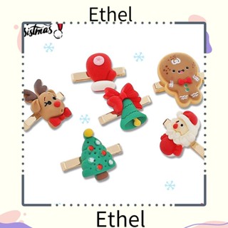 Ethel1 สายนาฬิกาข้อมือ ซิลิโคน รูปซานตาคลอส ต้นคริสต์มาส สําหรับ iWatch