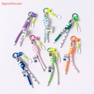 [Ageofdream] ใหม่ สายคล้องโทรศัพท์มือถือ แบบถักเรืองแสง พร้อมตะขอ สําหรับปีนเขา ตกแต่งกระเป๋า
