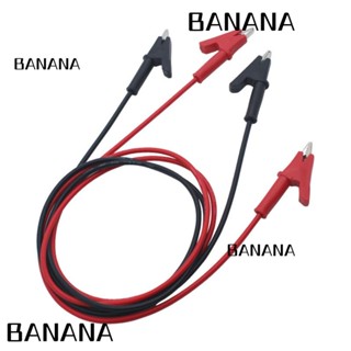 Banana1 คลิปปากจระเข้ 1000V 10A 39 นิ้ว 1 เมตร 2 ชิ้น