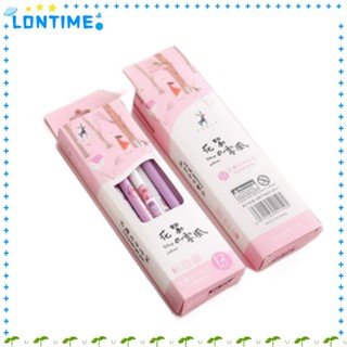 Lontime ปากกาเจลหมึกสีฟ้า ลบได้ 0.5 มม. 12 ชิ้น