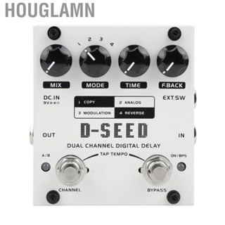 Houglamn 4 Modes Delays Pedal COPY ANALOG REVERSE MODULATION Metal  Digital Delay