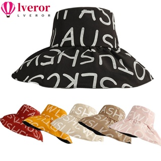 Lveror หมวกบักเก็ต กันแดด ป้องกันรังสียูวี สไตล์เกาหลี ฮาวาย พลัสไซซ์