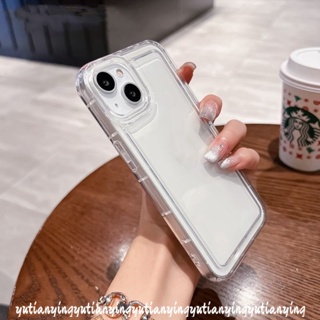 เคสโทรศัพท์มือถือแบบนิ่ม Tpu ใส กันกระแทก เรียบง่าย สําหรับ IPhone 11 14 13 12 Pro MAX 7Plus 7 6S 8 6 Plus XR XS X MAX SE 2020