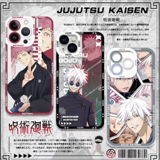 เคสโทรศัพท์มือถือแบบนิ่ม TPU ใส กันกระแทก ลายการ์ตูนอนิเมะ Jujutsu Kaisen Gojo Satoru Megumi Ryomen Sukuna Japan สําหรับ Infinix Hot 10 11 20 12 Pro 20i 11S 20S NFC