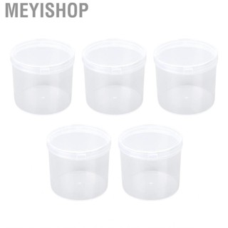 Meyishop Puff Storage Box Transparent Plastic Portable Dustproof Multifunctional Makeup Container for Travel Beads