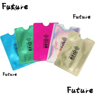 Future กระเป๋าสตางค์ กระเป๋าใส่บัตรเครดิต กันขโมย เพื่อความปลอดภัย 5 ชิ้น