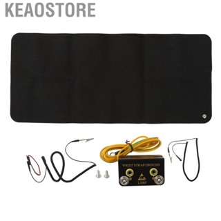 Keaostore Grounding Mat Kit Promote Circulation Eliminate Static Pad with 5m Cord for Office