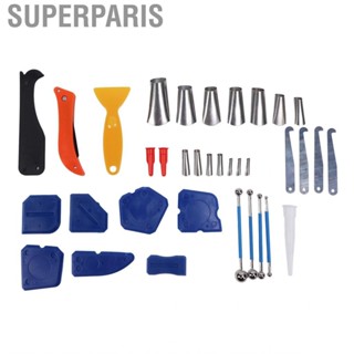 Superparis Caulking Finishing Tool Scraper   Nozzle Glass Sealant for Restaurant