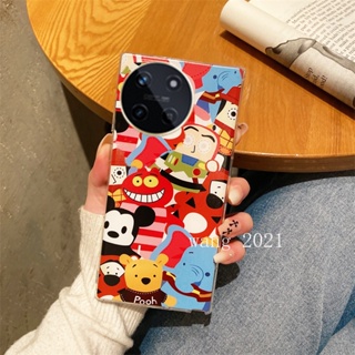 พร้อมส่ง เคสโทรศัพท์มือถือ ซิลิโคนนิ่ม ใส บางมาก กันกระแทก ลายการ์ตูนน่ารัก แฟชั่น สําหรับ Realme11 Realme 11 NFC C51 4G 5G 2023 Realme 11 NFC C51 4G