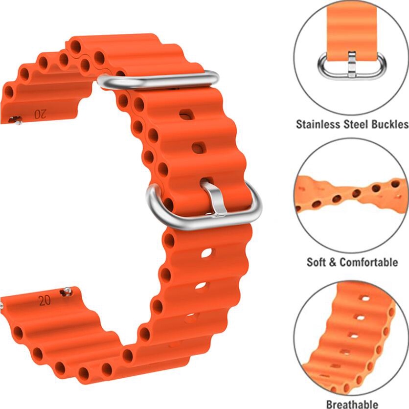 สายนาฬิกาข้อมือซิลิโคน สําหรับ For Amazfit Bip 6 Sport Wristband Amazfit Bip 5 (2023)