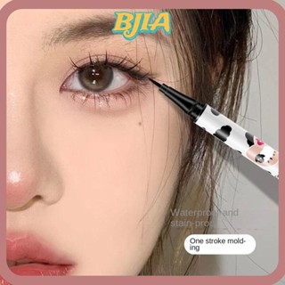 Bja อายไลเนอร์แบบน้ํา แห้งเร็ว ติดทนนาน สีดํา สีน้ําตาล เรียบเนียน เครื่องมือแต่งหน้าแฟชั่น นอนหนอนไหม ปากกาขนตานักเรียน