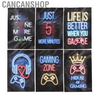 Cancanshop Video Game Wall Art  Durable Gaming Themed Canvas HD Printing for Bedroom