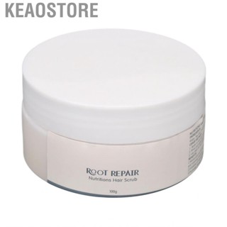 Keaostore Exfoliating Scalp Scrub Deep Cleansing 3.5oz Gentle Dandruff Free Relieving Tension for Home Broken Hair