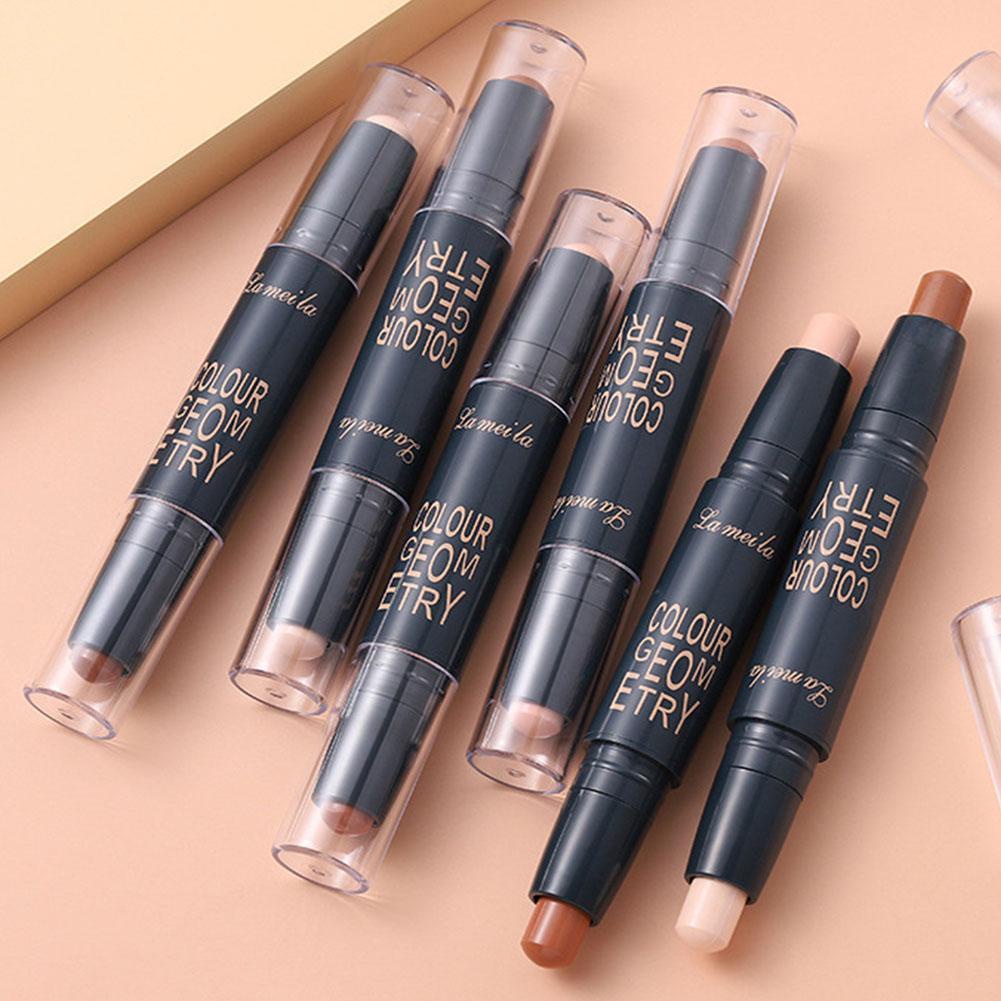 2 In 1 คอนทัวร์ ไฮไลท์ คอนทัวร์ ชนิดแท่ง แต่งหน้า คอนซีลเลอร์ ผู้หญิง O5X5