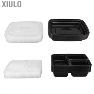 Xiulo Disposable  Containers  Meal Prep Healthy Takeaway Boxes with Lids for Party Sandwiches