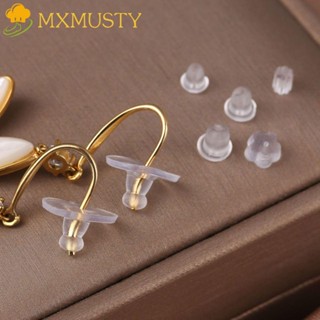 Mxmusty ปลั๊กต่างหูซิลิโคน ทรงแปดเหลี่ยม DIY