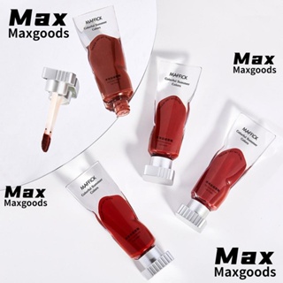 Maxg ลิปสติก ลิปกลอส เนื้อแมตต์ ติดทนนาน 6 สี ไม่จางง่าย ไม่ติดถ้วย