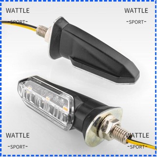 Wattle ไฟเลี้ยว LED สีเหลืองอําพัน แบบเปลี่ยน สําหรับรถจักรยานยนต์