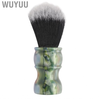 Wuyuu Shaving Brush Resin Handle Men Barber Beard Shave Tool Soft  Bubbling