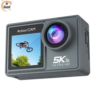 【IS】กล้องแอคชั่น 5k 30FPS 48MP WiFi กันน้ํา 30M 2 นิ้ว 1080P HD หน้าจอสัมผัส สําหรับเล่นกีฬา