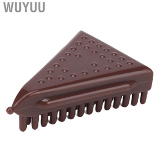 Wuyuu Meridian  Brush Brown Long Service Life Strong Resilience Silicone Dredge Collaterals for Home Women