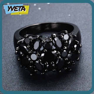 Yveta แหวนแฟชั่น ทรงวงรี สําหรับผู้ชาย