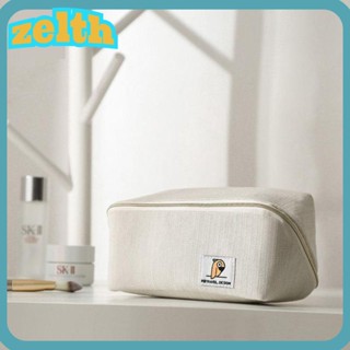 Zelth กระเป๋าเครื่องสําอาง PVC กันน้ํา คุณภาพสูง