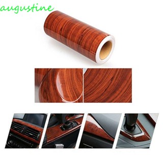 Augustine สติกเกอร์ PVC ลายไม้ ขนาด 30x100 ซม. ยาว 1 ม. สําหรับตกแต่งรถยนต์ DIY