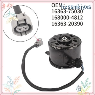 มอเตอร์พัดลมระบายความร้อนหม้อน้ํา อุปกรณ์เสริม สําหรับ Lexus RX350 RX450H Toyota Hiace Both 16363-75030 168000-4812 16363-20390