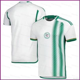 เสื้อยืดคอกลม ลายทีมชาติฟุตบอล Algeria NP2 2022-2023 พลัสไซซ์ สําหรับทุกเพศ PN2