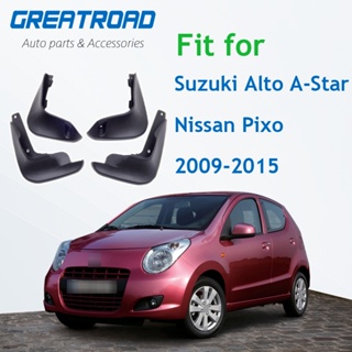 บังโคลนรถยนต์ สําหรับ Suzuki Alto A-Star Nissan Pixo 2009-2015 2010 2011 2012 2013 2014