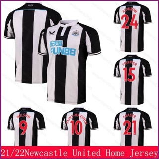 เสื้อกีฬาแขนสั้น ลายทีมชาติฟุตบอล NP2 2021-2022 Newcastle United ชุดเหย้า PN2