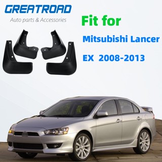 บังโคลนหน้า หลังรถยนต์ สําหรับ Mitsubishi Lancer EX 2008 2009 2010 2011 2012 2013 4 ชิ้น