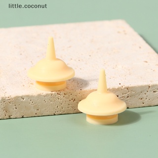 [little.coconut] จุกนมซิลิโคน ขนาดเล็ก สําหรับให้อาหารสัตว์เลี้ยง ลูกแมว ลูกสุนัข กระต่าย 2 ชิ้น