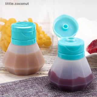 [little.coconut] ขวดซอสปรุงรส สลัด ซิลิโคน ขนาดเล็ก แบบพกพา